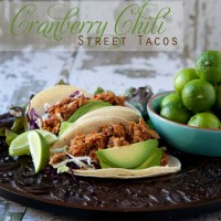 Cranberry Chili Steet Tacos
