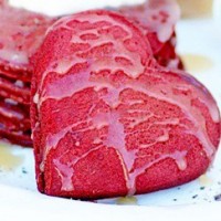 red velvet pancakes