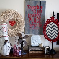 Valentine Vignette with DecoArt