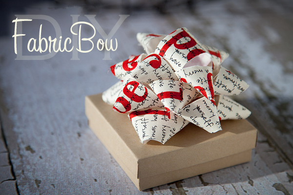 How to Make a Fabric Bow | Tutorial