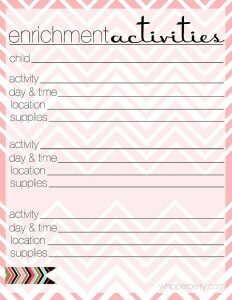 Family Planner | Free Printable