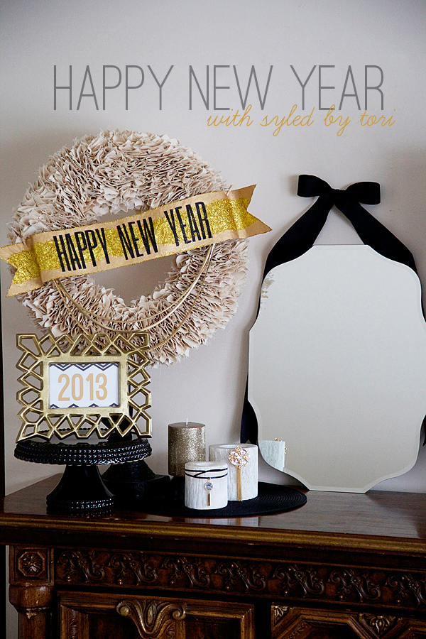 New Years Wreath by WhipperBerry with Styled by Tori #toristyle