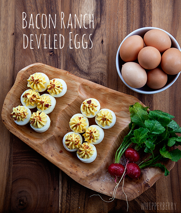 Deviled Eggs with Hidden Valley Ranch