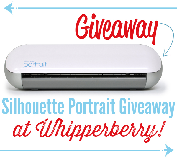 Silhouette Portrait Giveaway at Whipperberry