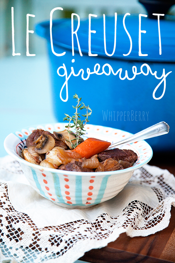 Le Creuset Giveaway on WhipperBerry