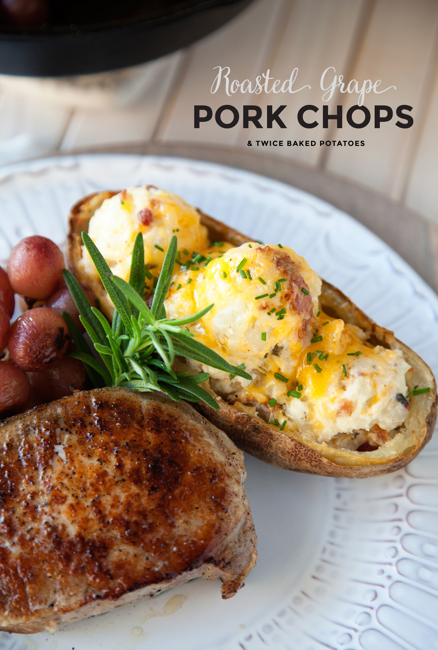 Roasted-Pork-Chop-with-Grapes-and-Twice-Baked-Potatoes-2