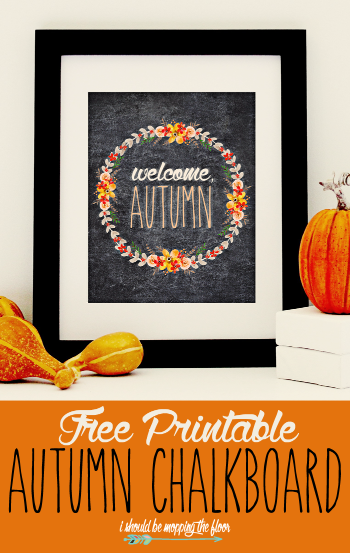 welcome autumn printable