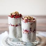 diary free pomegranate chia pudding parfait recipe from WhipperBerry