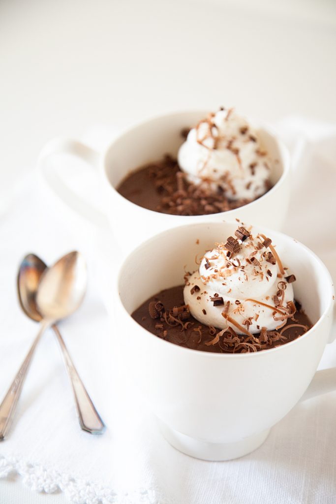 Homemade Chocolate Pudding with a special secret ingredient!