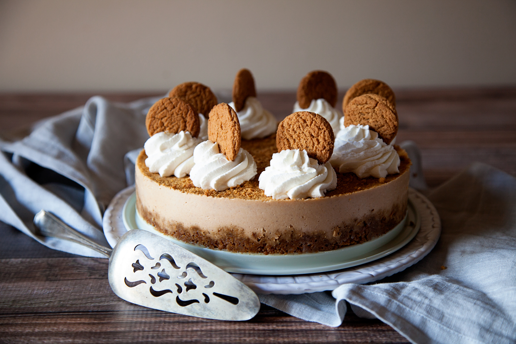 No-Bake Pumpkin Cheesecake with International Delights Simply Pure Vanilla