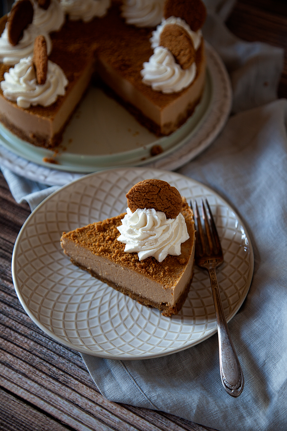 No-Bake Pumpkin Cheesecake with International Delights Simply Pure Vanilla