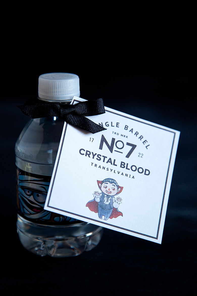Free Printable for Halloween Water Bottles from WhipperBerry