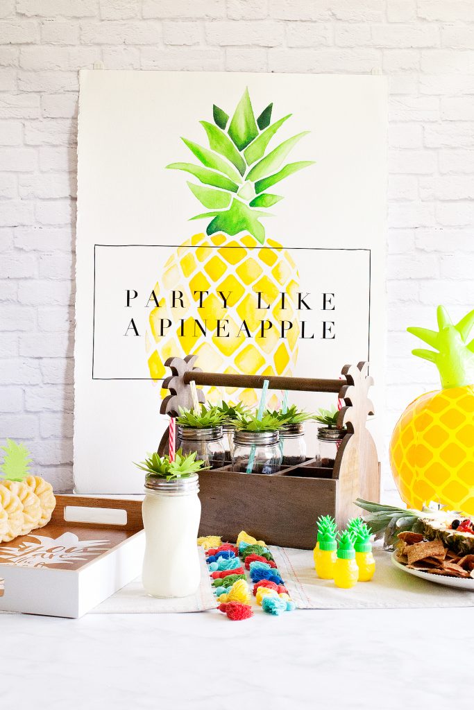 Who doesn’t love a whimsical and tasty party? This Pineapple Party is perfect for all ages. Come on over to WhipperBerry to learn how to recreate this EASY party!