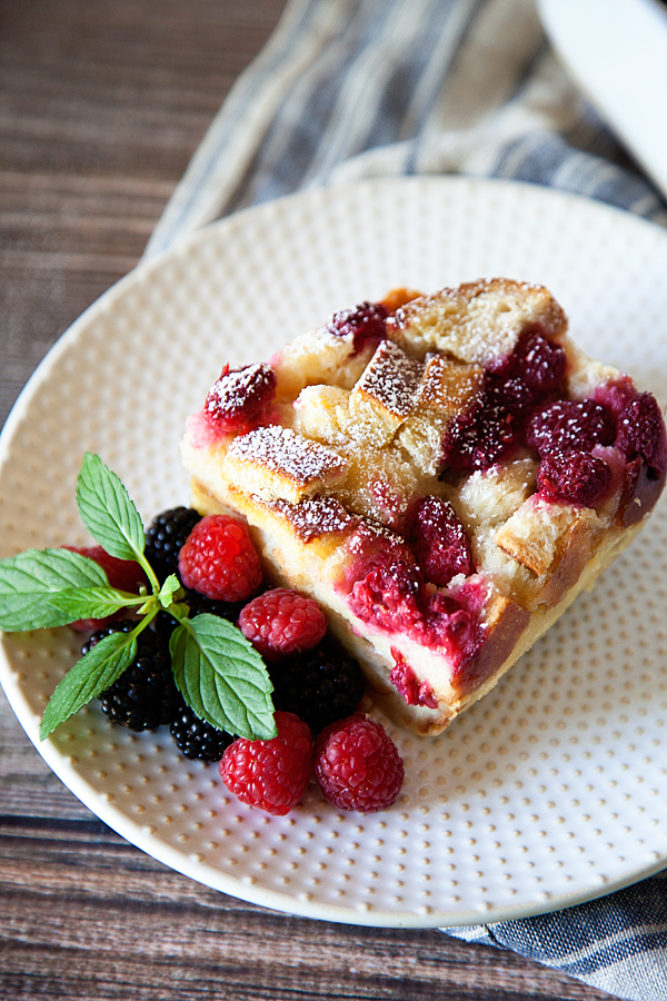 Overnight French Toast a great breakfast OR dessert for large gatherings.