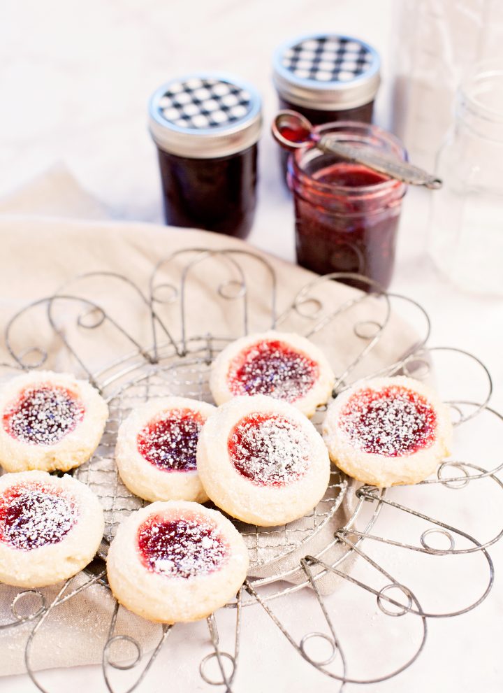 Mixed Berry Jam and Butter Cookies