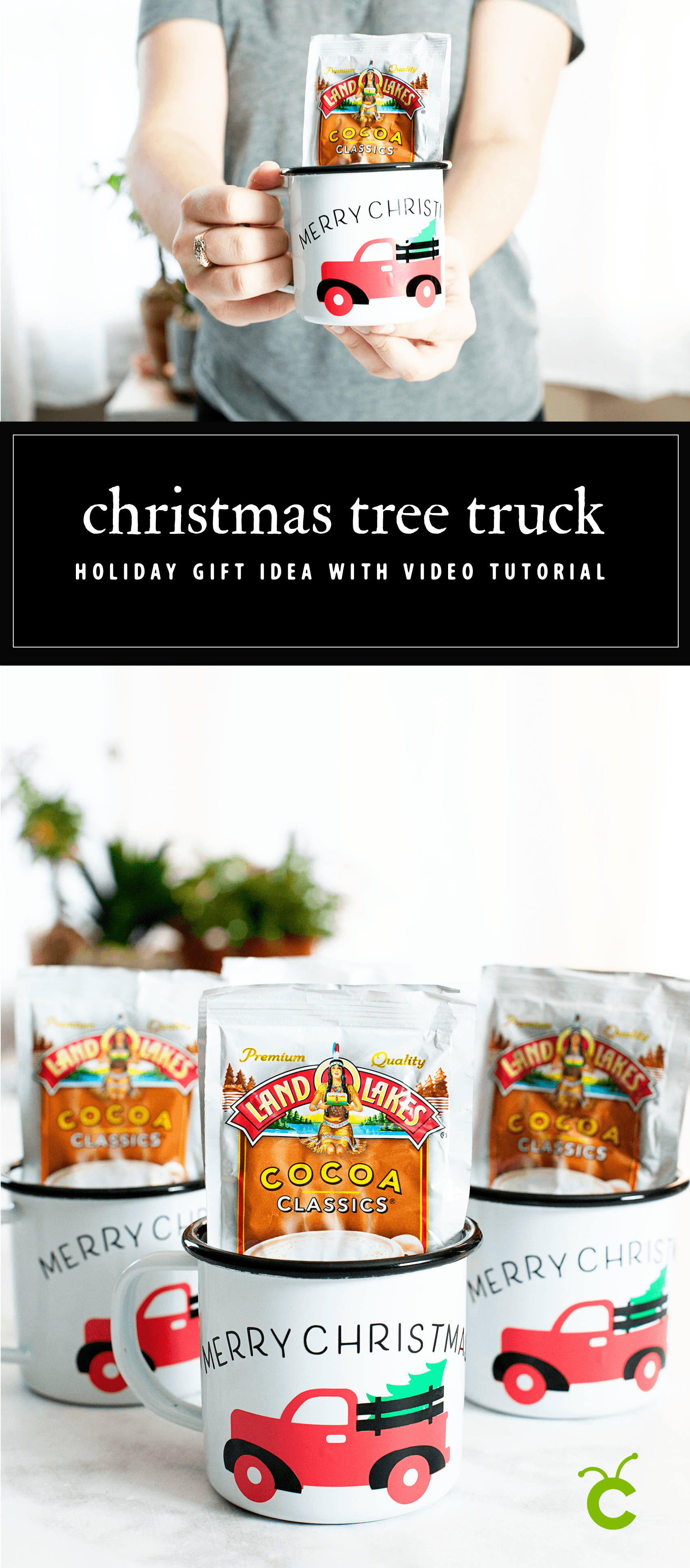 Christmas Tree Truck Mug • Cricut Holiday Gift Giving • Whipperberry