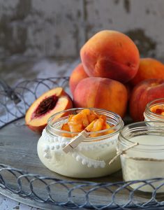 {Recipe} Peaches and Cream Panna Cotta