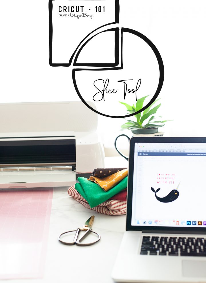 How to use the Cricut Slice Tool Graphic VIDEO TUTORIAL - WhipperBerry