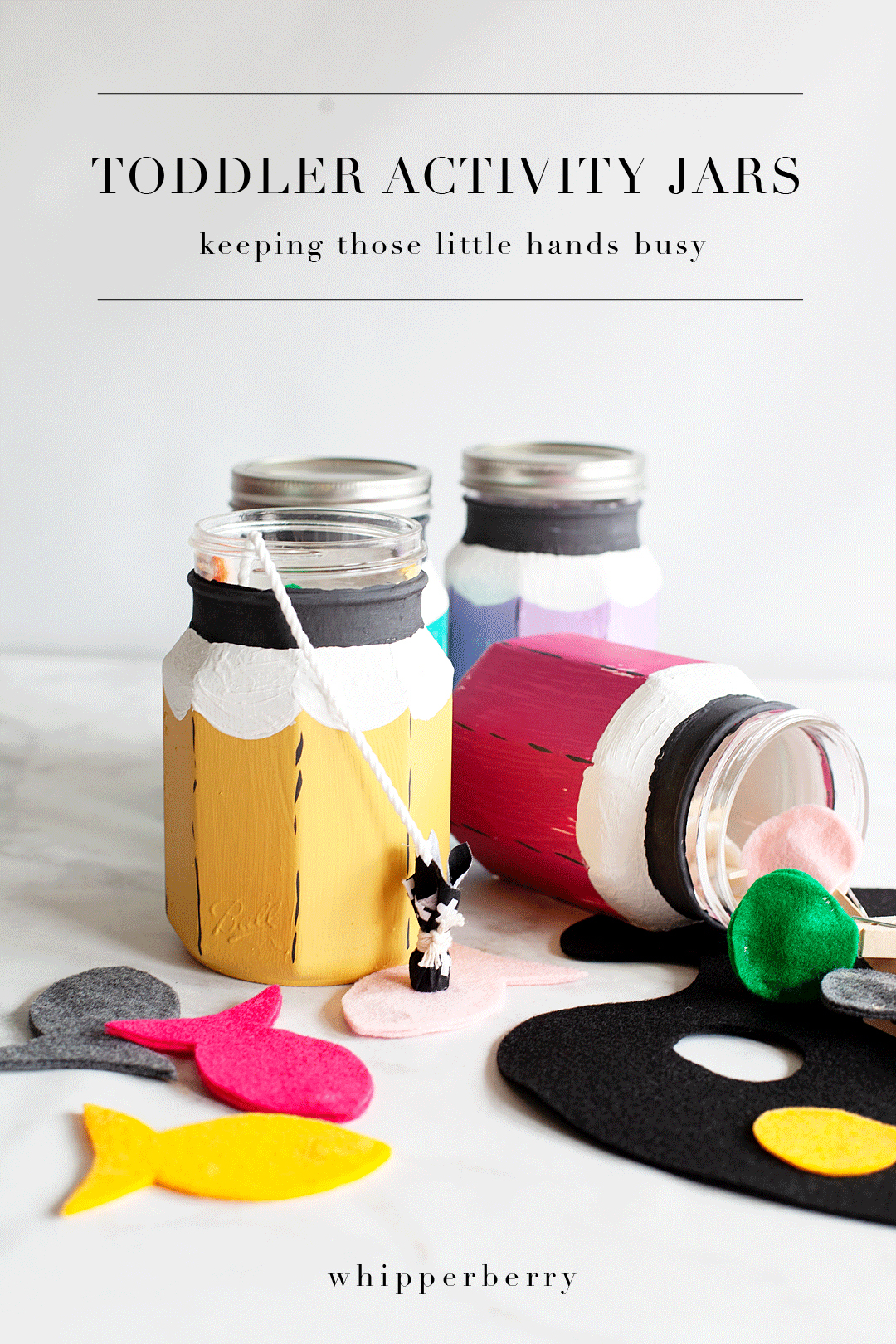 busy hands that have been guided successfully, are hands that are constantly learning and growing. That’s why I am making these Toddler Activity Jars for all of my younger friends this year for the holidays. 