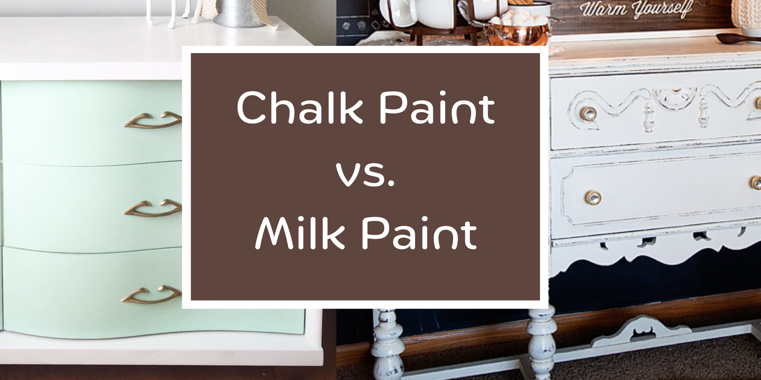 Milk Paint vs Chalk Paint - What's the Difference?