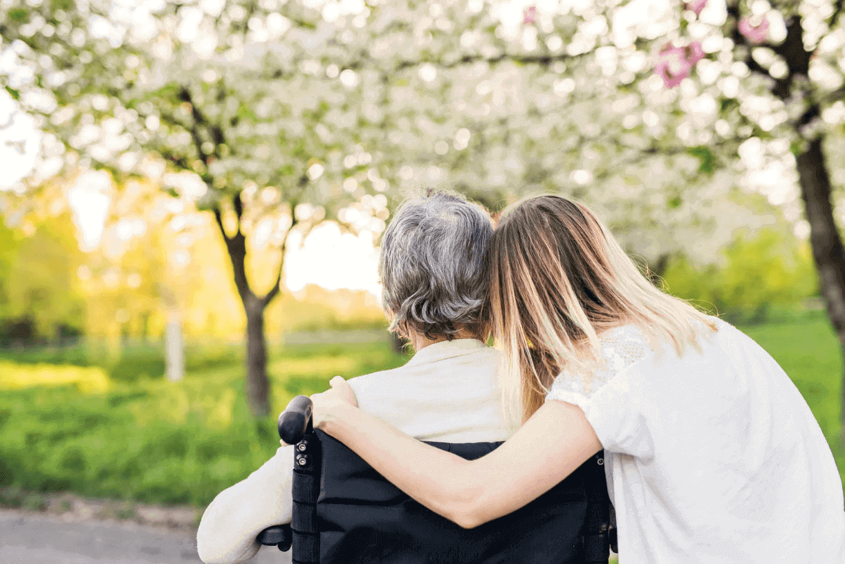 living with elderly parent