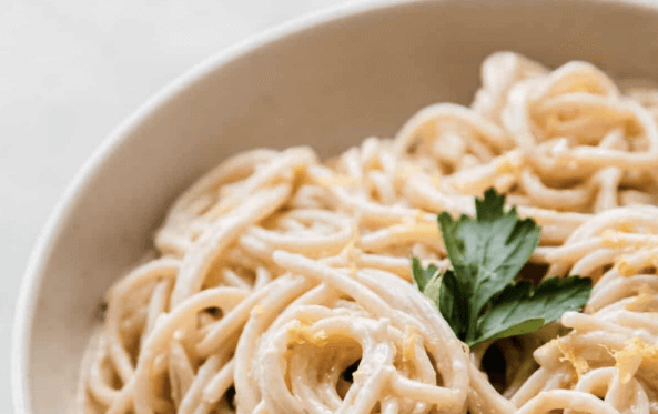 Creamy Garlic Lemon Pasta