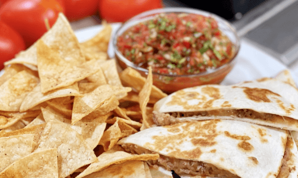 Quesadillas with Fresh Toppings