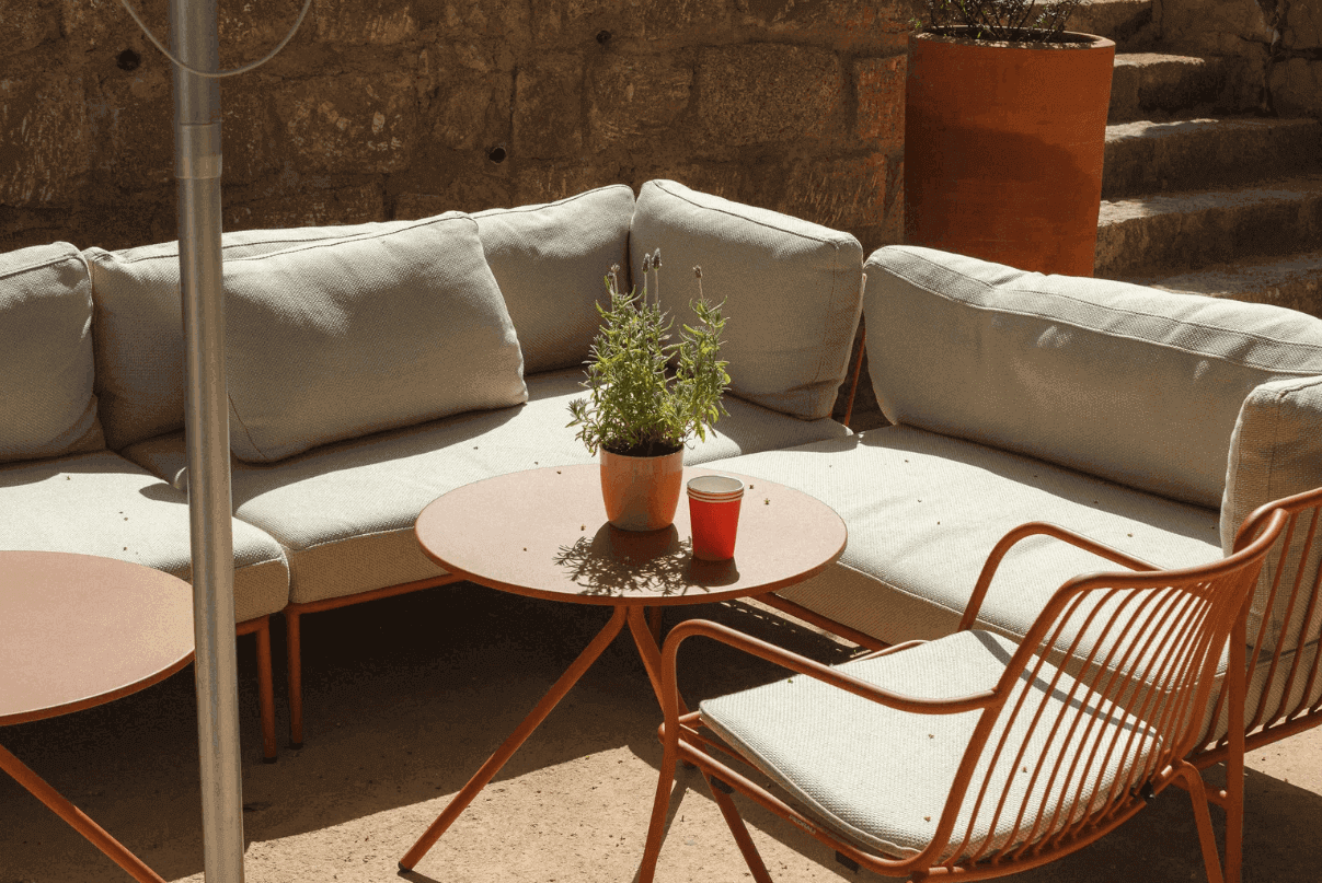 custom seating for outdoor space