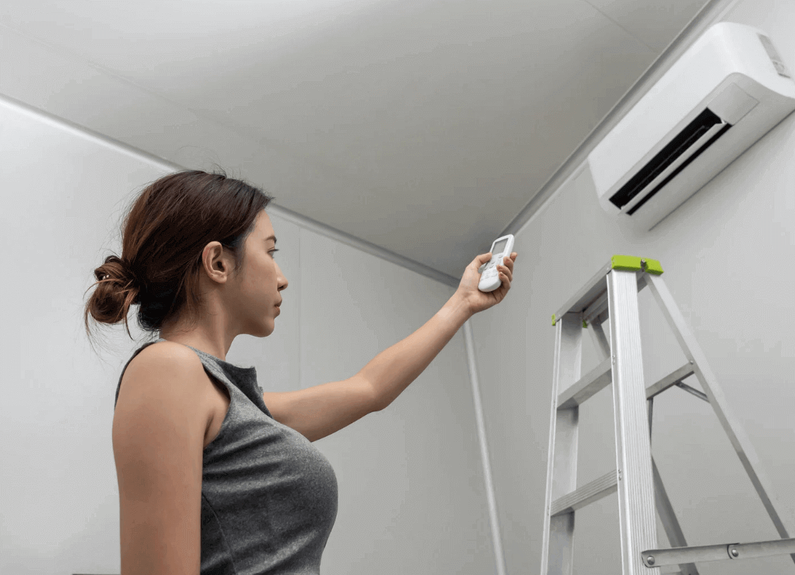 Home heating and cooling system