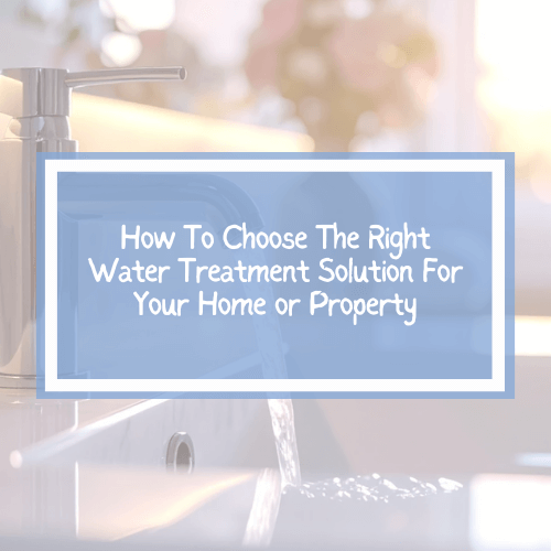 Choosing The Right Water Treatment Solution For Your Home