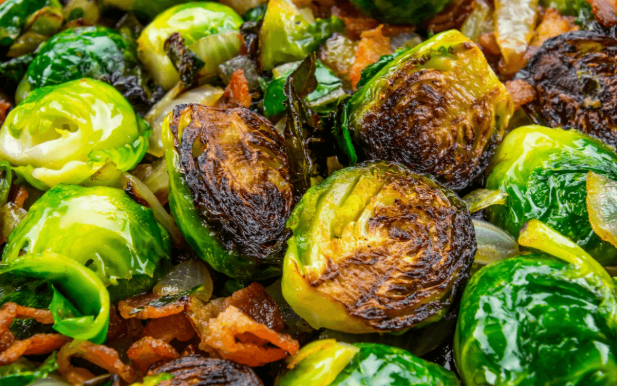 Honey Mustard And Brussels Sprouts