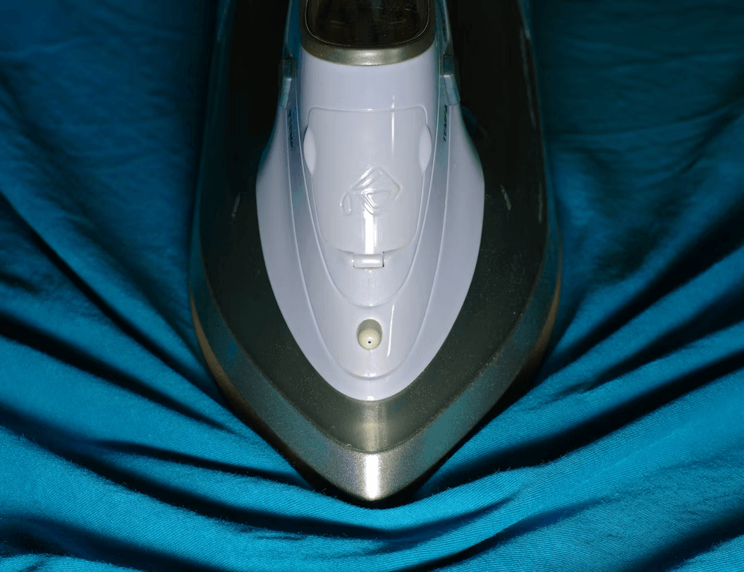 Close-up of an iron on a