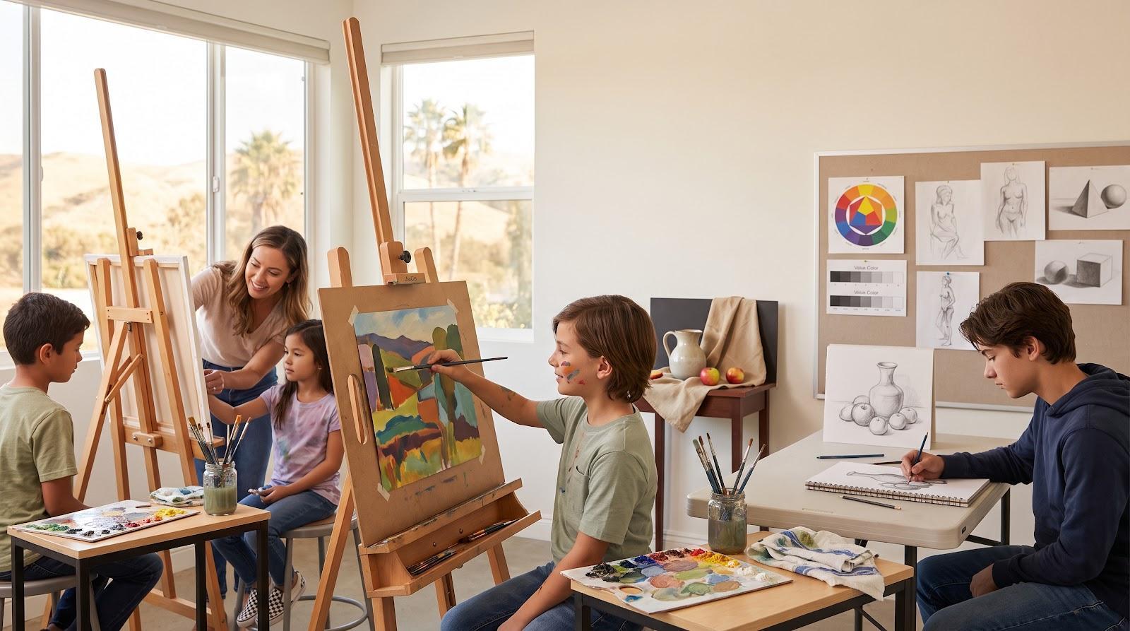 Arts Camps Where Kids Learn Real Drawing and Painting Technique