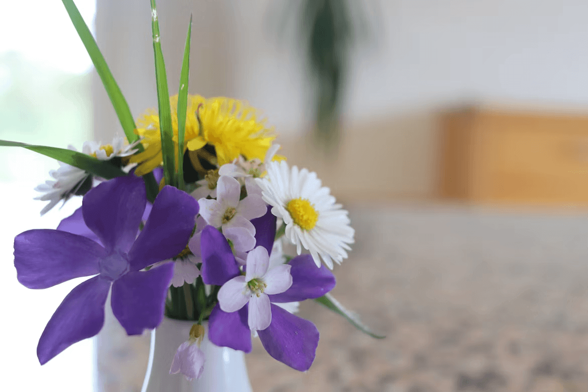flowers in a vase