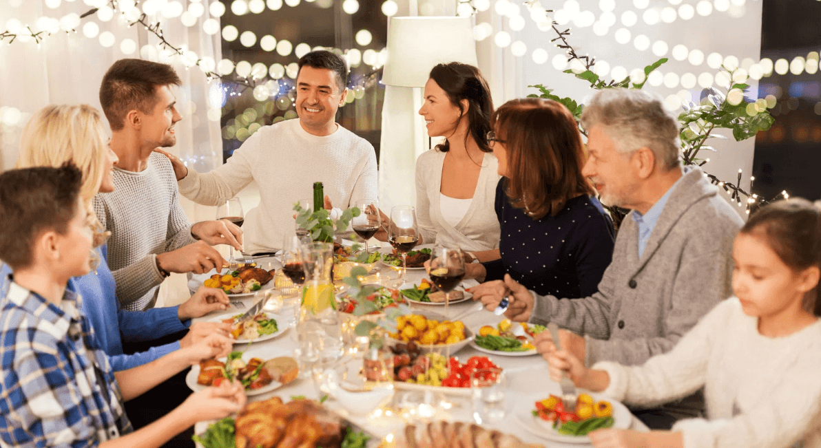 hosting a family celebration in Palm Beach