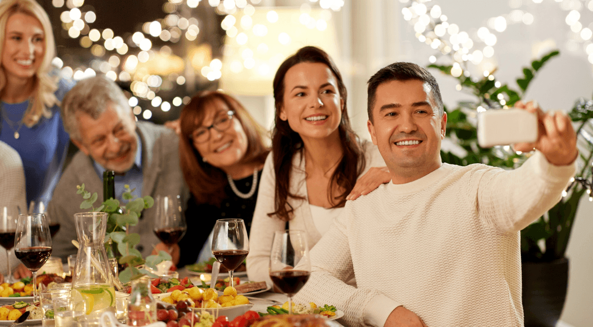 hosting a family celebration