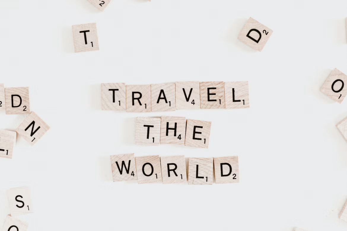 Scrabble tiles spelling 