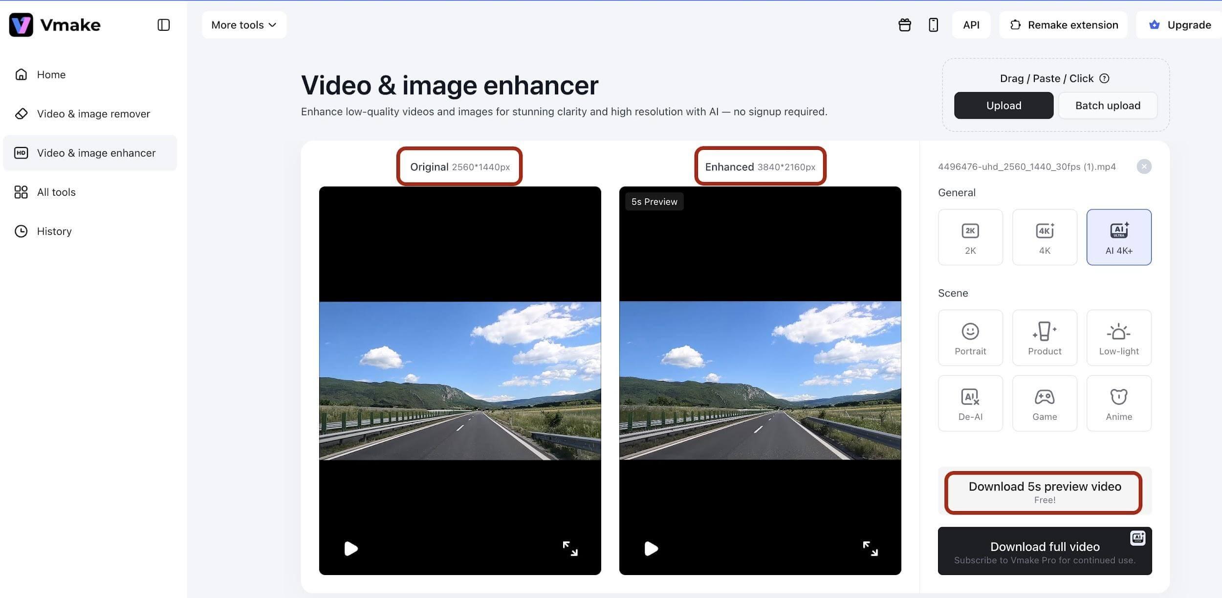 video enhancer